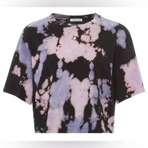 COTTON CITIZEN
Tokyo Tie Dye Cropped T-Shirt | Black
